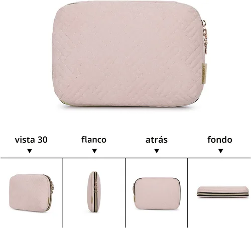 Miniatura 7 de BAGSMART Estuche organizador de electrónica grande de viaje, artículos esenciales de viaje, organizador de cables, bolsa organizadora de cables