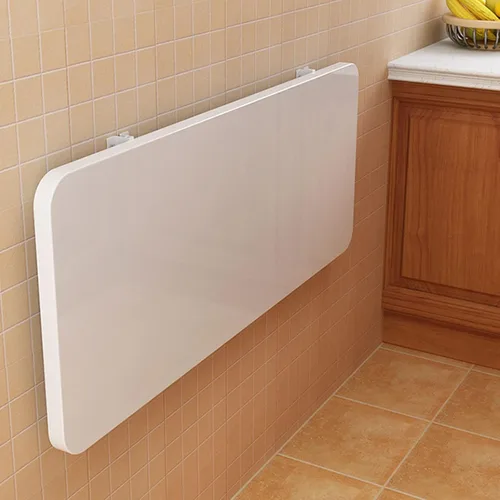 Escritorio montado en la pared, mesa de trabajo plegable, mesa plegable portátil para espacios pequeños, lavandería, hogar, bar, cocina, comedor,