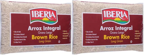 Miniatura 7 de Iberia Arroz integral de grano largo, 5 lb