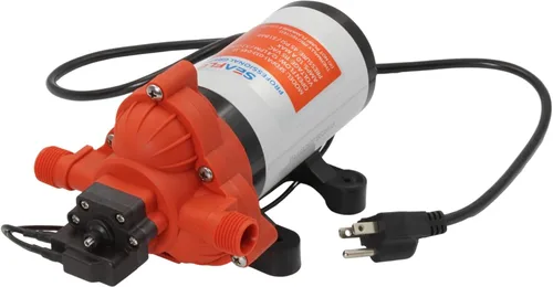 Miniatura 2 de SEAFLO Bomba de agua dulce serie 33 de 110 V/115 V CA, bomba de presión autocebante de 3.3 GPM 45 PSI con interruptor de presión inteligente, bomba