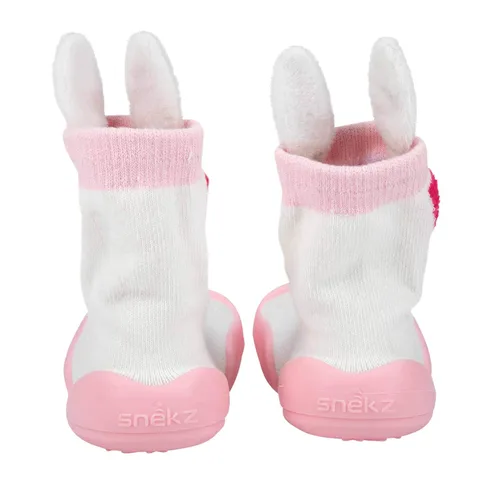 Miniatura 4 de Nuby Snekz - Calcetines cómodos con suela de goma para primeros pasos L Unicorn