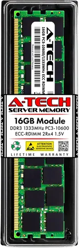 A-Tech 16GB RAM for Supermicro SUPER B9DRT, X9DAL-i, X9DB3-F, X9DRL-3F, X9DRL-iF, X9DRW-7TPF, X9DRW-CF31, X9SRE-F, X9SRW-F | DDR3 1333MHz PC3-10600