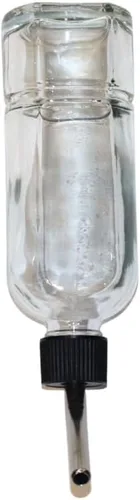 Miniatura 2 de Lixit Botellas de agua planas a prueba de mordidas para conejos, hurones, ratas, pájaros, hámsters, cobayas, jerbos de chinchillas y otros animales