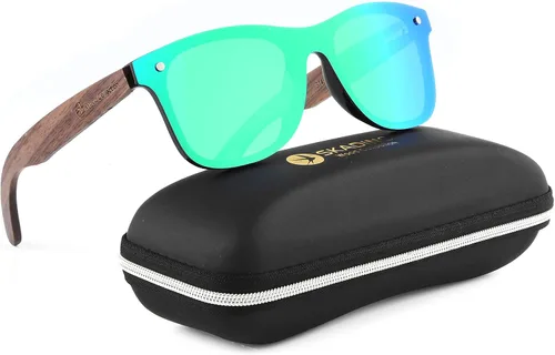 Miniatura 7 de Lentes de sol de bambú hechos a mano con cristales polarizados para hombres y mujeres