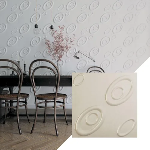 Miniatura 23 de Ekena Millwork WP20X20MAWH 19 5/8 pulgadas de ancho x 19 5/8 pulgadas de alto Maria EnduraWall Decorativo 3D Panel de pared cubre 2.67 pies cuadrados