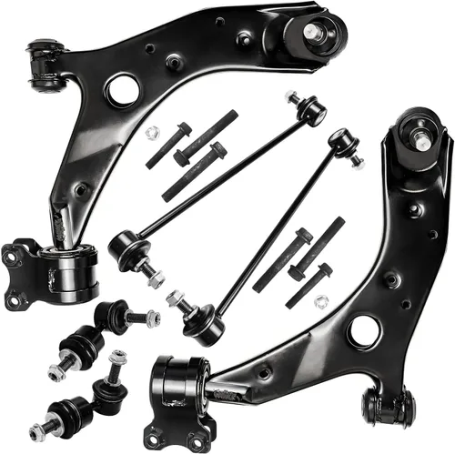 Miniatura 188 de Detroit Axle - Kit de extremo delantero para Chrysler 300 Dodge Charge Challenger 2011-2023, 2 brazos de control inferiores traseros 2 rótulas