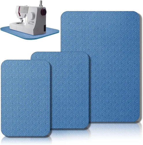 Miniatura 17 de Drydiet 3 Piezas Tapetes Silenciadores para Máquina de Coser Tapete de Pedal Almohadilla para Máquina de Coser Goma Antideslizante que se Mantiene