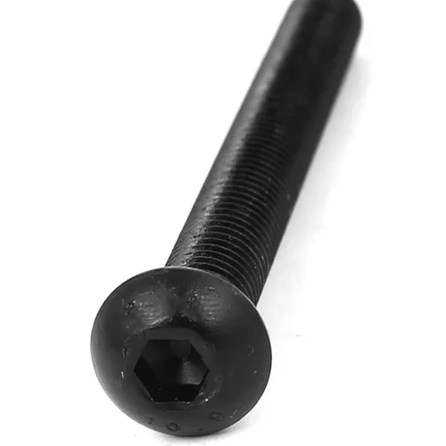 Miniatura 2 de NGe Tornillos de cabeza de botón M6x35mm, acero de aleación, totalmente roscados, unidad hexagonal Allen (M6 x 35, 30 unidades)