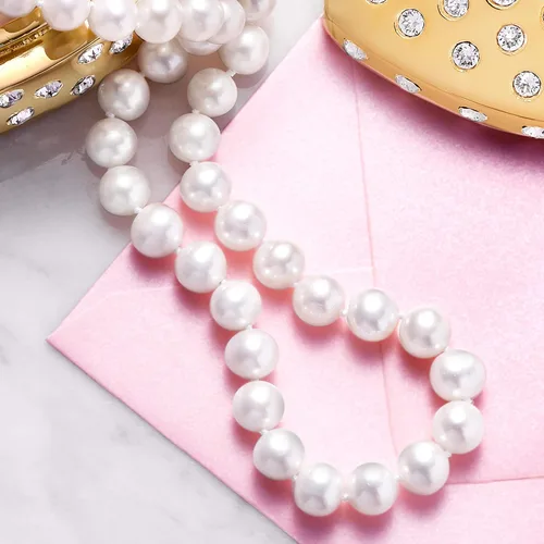 Miniatura 6 de Ross-Simons 8-9mm Cultured Pearl Necklace With Sterling Silver