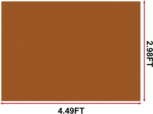 Miniatura 2 de Material de la tela de poliuretano, hojas de cuero sintético sintético de 0.047 in de grosor, 1 yarda, 54 x 36 pulgadas, perfectas para tapicería
