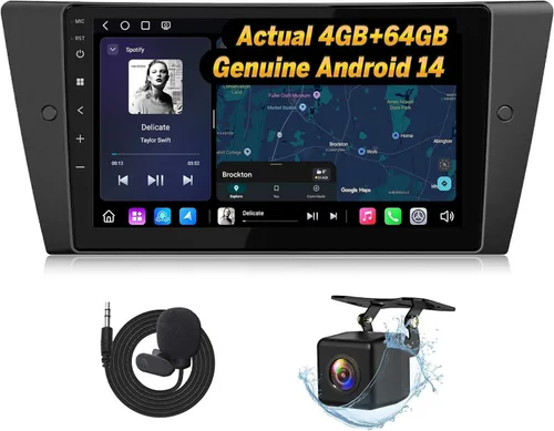 Eonon 4+64GB estéreo para coche de 9 pulgadas CarPlay Radio para BMW Serie 3 2005-2013 (E90/E91/E92/E93), Android Auto pantalla táctil estéreo para