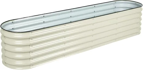 Miniatura 14 de Aoodor Aluzinc - Cama de jardín modular 2 en 1 elevada de metal, 63 pulgadas de largo x 32 pulgadas de ancho x 32 pulgadas de alto, maceta