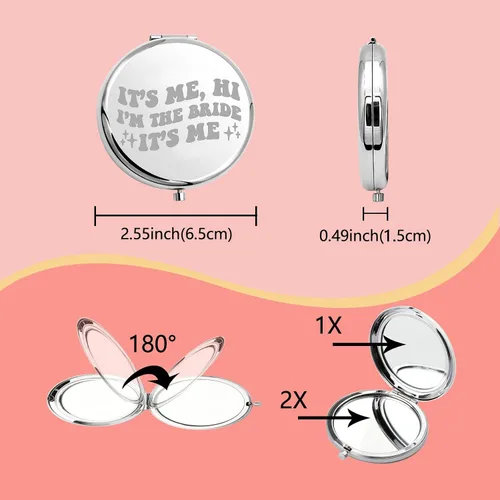 Miniatura 2 de TIIMG Espejo compacto para mujer (I'm The Bride)