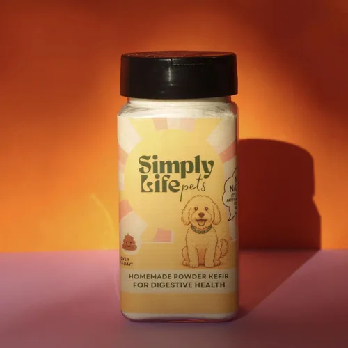 Miniatura 2 de Simply Life Pets - Probiótico en polvo de kéfir para perros, liofilizado, apoyo digestivo e inmunológico natural (1 onza)