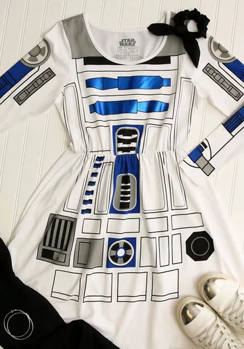 Miniatura 6 de Disfraz de patinadora de Star Wars I am R2D2 para mujer, talla M