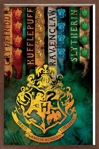 Miniatura 17 de Trends International The Wizarding World: Harry Potter - Póster de pared con crestas de la casa, 14.725 x 22.375 pulgadas, versión enmarcada