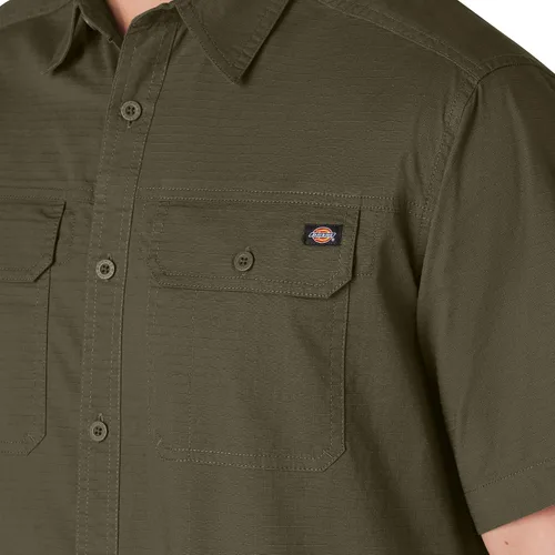 Miniatura 3 de Dickies Men's Short Sleeve Ripstop Work Shirt