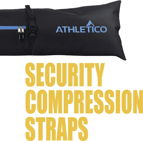 Miniatura 8 de Athletico Bolsa de esquí y bolsa para botas de esquí - Bolsas de esquí para viajes aéreos - Bolsas de esquí de nieve sin acolchado para esquís
