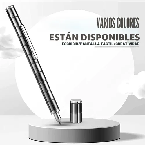 Miniatura 5 de Bolígrafo magnético de juguete antiestrés - Regalo de descompresión para niños y adolescentes, edades 8-12 años Negro