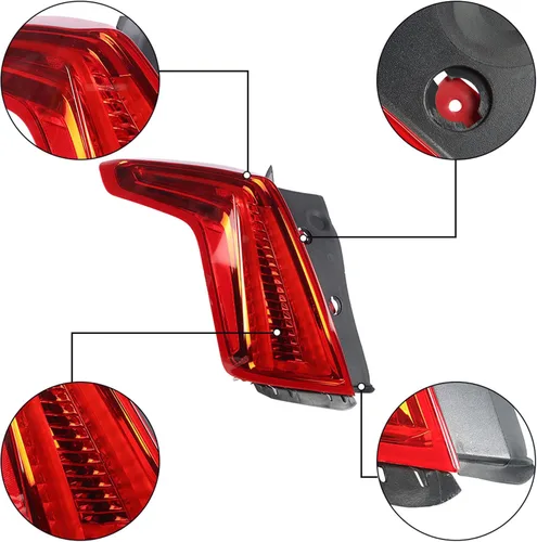 Miniatura 4 de Reemplazo de la luz trasera del lado izquierdo para XT5 2017-2021 reemplazo del montaje de las lámparas traseras para GM2804125