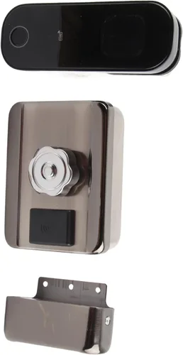 Miniatura 5 de Cerradura de puerta de entrada sin llave Cerradura de cerradura de huella digital Cerradura de bloqueo eléctrico de control remoto para uso doméstico