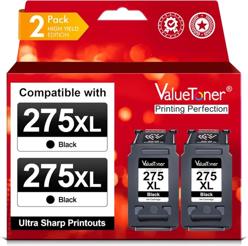 275XL PG-275 - Cartucho de tinta negra para Canon 275 de alta capacidad compatible con impresoras Canon Pixma TR4720 TS3720 TS3522 TR4722 TS3722