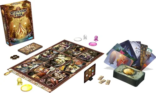 Miniatura 4 de Asmodee Juego de mesa Mysterium Park: descubre secretos oscuros en un encantador escenario de carnaval, misterio cooperativo para niños y adultos, a