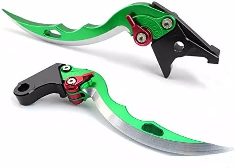 Miniatura 12 de Niree Palancas de embrague de freno de hoja para Kawasaki ZX9R 2000-2003 ZX12R 2000-2005 ZX6R / ZX636R / ZX6RR 2000-2004 ZX10R 2004-2005 Z1000 Negro