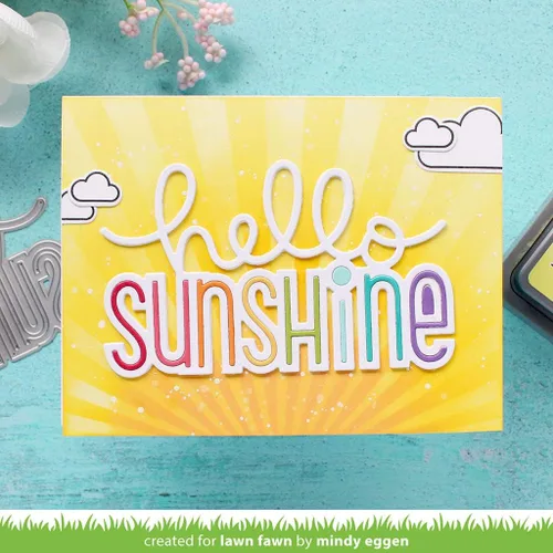 Miniatura 2 de LAWN FAWN Troquel de césped gigante Hello Sunshine
