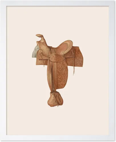 Miniatura 30 de Poster Master Póster vintage de cuero para silla de montar, estampado retro de vaquero, arte de silla de montar, diseño occidental, impresión
