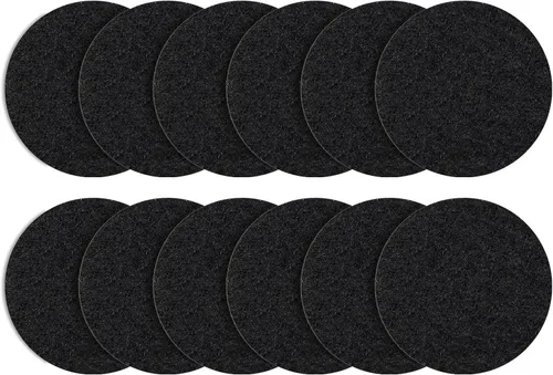 Miniatura 10 de ENLOY - Filtros de compostaje de cocina de 6.5 pulgadas de repuesto de carbón, paquete de 12 filtros de carbón para cubeta de encimera y hogar