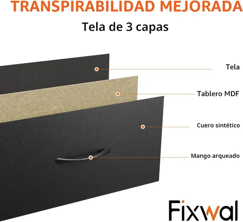 Miniatura 7 de Fixwal Cómoda negra alta y delgada para dormitorio, organizador de almacenamiento estrecho con 7 cajones de tela, muebles de mesita de noche