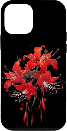 Miniatura 15 de iPhone 14 Red Spider Lily Funda de anime de manga estética japonesa japonesa