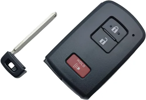 Miniatura 4 de Carcasa de repuesto para llavero de Toyota Land Cruiser RAV4 4Runner Prius C V Sequoia Tacoma Tundra Corolla entrada sin llave remoto cubierta