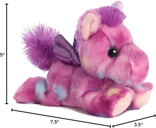 Miniatura 5 de Aurora® Vibrant Bright Fancies™ Jellyroll Unicorn™ - Animal de peluche - Diversión llamativa - Abrazos encantadores - Rosa 8 pulgadas