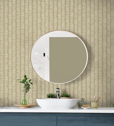 Miniatura 5 de Surface Style - Papel tapiz para despegar y pegar, papel tapiz botánico para dormitorio, tocador, cocina, autoadhesivo, vinilo, cobertura de 30.75