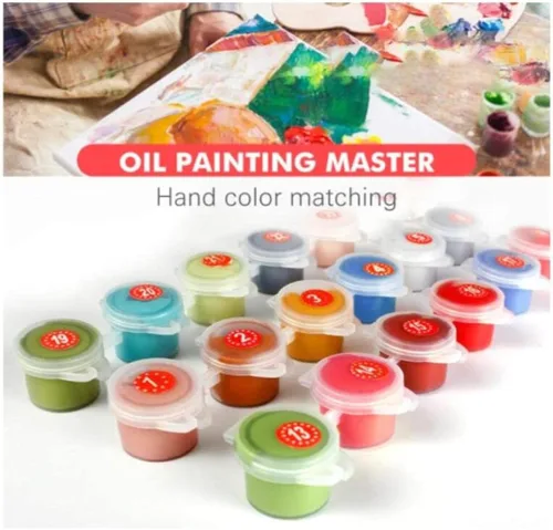 Miniatura 4 de ZMHZMY Kit de pintura al óleo por números para adultos principiantes, pintura en lienzo por números, pintura al óleo acrílica, manualidades para 001