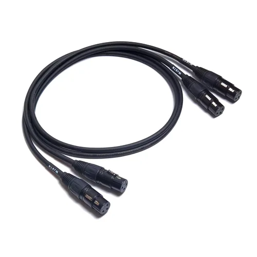 Miniatura 7 de WJSTN Suanqi - Cable XLR para micrófono, cable de micrófono equilibrado de 3 pines, XLR hembra a hembra, cables de conexión DMX con 2
