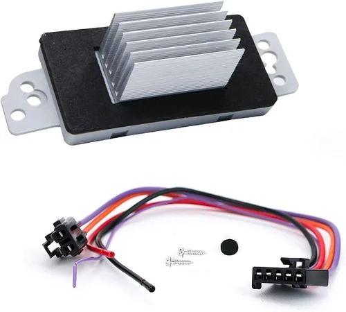 Kit de Resistor del Motor Soplador HVAC con Arnés de Reemplazo para Chevy Silverado Tahoe Trailblazer Suburban Avalanche GMC Sierra Envoy Yukon