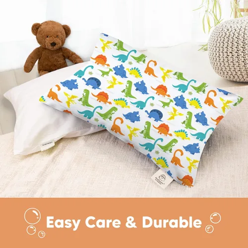 Miniatura 7 de KeaBabies Funda de almohada para niños pequeños de 13 x 18 pulgadas, funda de almohada de algodón orgánico para niños, niñas, funda de algodón suave