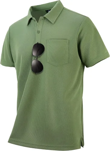 Miniatura 3 de SWISSWELL 3 Pack Golf Polo Shirt for Men Short Sleeve Moisture Wicking Summer Casual Collared Shirts