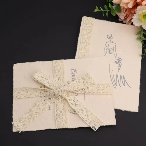 Miniatura 5 de Cinta artesanal de algodón natural de 1 pulgada, cinta de algodón vintage con ribete de encaje de ganchillo, cinta de envoltura de 10 yardas (beige)