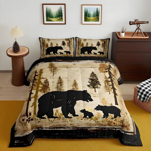 Miniatura 12 de Feelyou Juego de edredón de perezoso lindo juego de ropa de cama para niños y niñas, juego de edredón de mariposa de galaxia, hojas botánicas