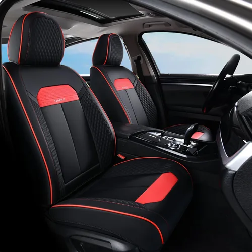 Miniatura 16 de FLORICH Fundas de asiento delantero, 2 piezas, fundas de asiento para automóviles, fundas de asiento universales de cuero de lujo, accesorios