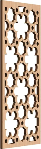 Miniatura 26 de Ekena Millwork WALW14X35X0250STGRO Southgate - Paneles de pared decorativos de madera con calado, 13 3/8 pulgadas de ancho x 34 3/8 pulgadas de rojo