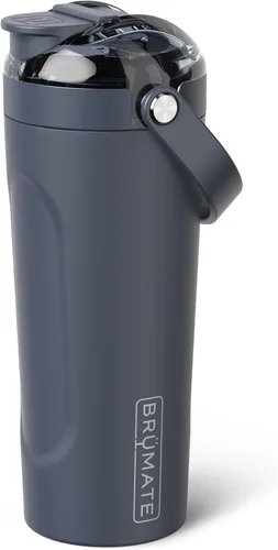 BrüMate MultiShaker Botella Mezcladora Agitadora | 100% A Prueba de Fugas Aislada de Acero Inoxidable | Botella Agitadora de Proteínas y Pre Azul