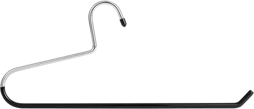 Miniatura 8 de VASLIM Paquete de 8 perchas resistentes con revestimiento de vinilo negro antideslizante, ideal para edredones, manteles, toallas, sacos de dormir