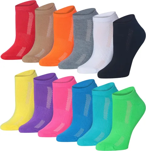 Miniatura 14 de Tipi Toe Women’s 12 Pack Cushioned Low Cut Socks – Breathable, Moisture-Wicking Athletic Comfort for Running & Daily Wear