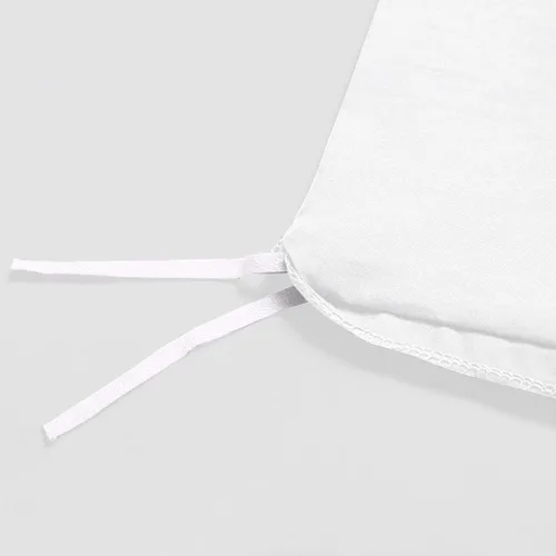 Miniatura 4 de Juego de funda de edredón de 3 piezas, lujoso 100% algodón de fibra larga de 800 hilos, 1 funda de edredón con cierre de cremallera y 2 fundas