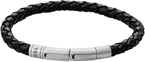 Miniatura 5 de Fossil Billetera plegable de cuero Quinn para hombre